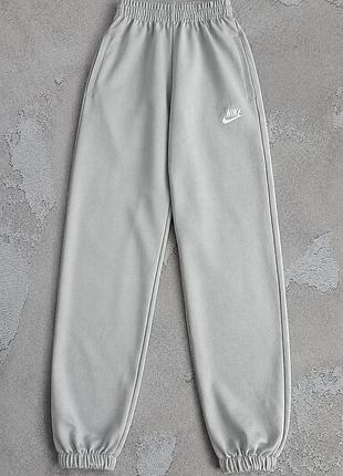 Штаны nike серые, спортивные штаны найк на каждый день, джоггеры с манжетами для мужчин xxl