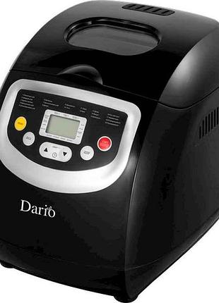 Хliбопечь 650вт 19прог. (500/750/1000г; р/у экран, книга рецептов) тм dario