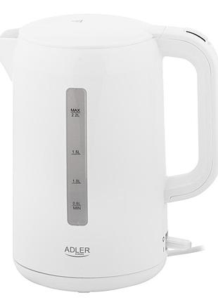 Чайник adler ad 1386 электрический 2.2 л 2200 вт.