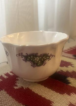 Вінтажна цукорниця з костяної порцеляни англійської марки ashley bone china.