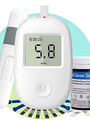 Глюкометр glucose meter glm-76 с тест-полосками 50 шт – прибор для измерения сахара в крови bu-65