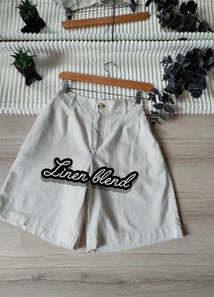 Льняные шорты бермуды р l