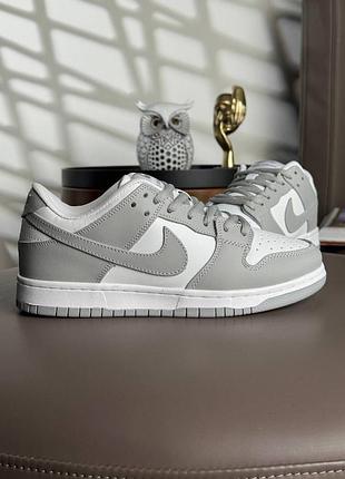 Жіночі кросівки nike sb dunk low pro grey fog