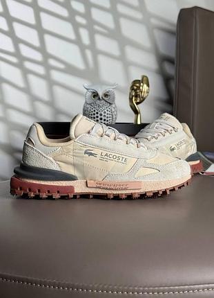 Жіночі кросівки lacoste elite active beige