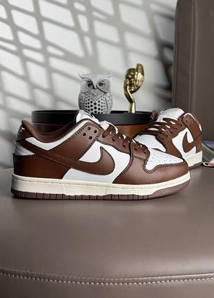 Женские кроссовки nike dunk low cacao wow