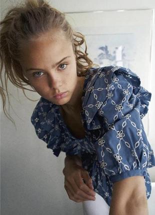 Блуза zara котон