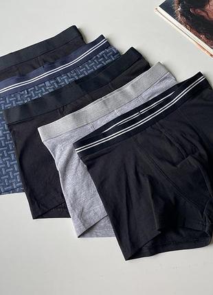 5 шт комплект бавовняних боксерів труси primark s підліткові