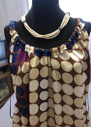 Летнее шолковое платье marni 46-48 размер