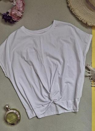 Белая базовая футболка р.s,m,river island