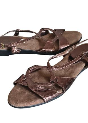 Нереально удобные бронзовые босоножки aerosoles, р. 38.5 (стелька 25 см)