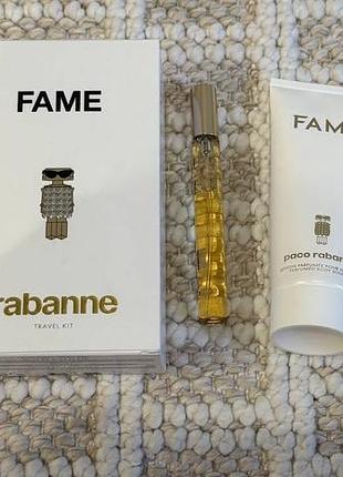 Парфумованний набор: аромат та лосьйон для тіла rabanne fame