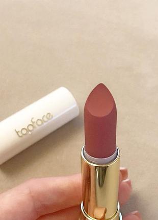 Ідеальний темний нюд помада prohd rich matte topface 023 supreme