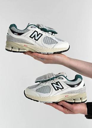 Кросівки унісекс new balance 2002r pouch beige green. sale