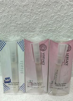 Пробник жіночої парфумованої води об'ємом 8 мл,versace bright crystal, versace versus