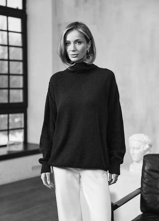 Базовый свитер oversize (100% шерсть) 7