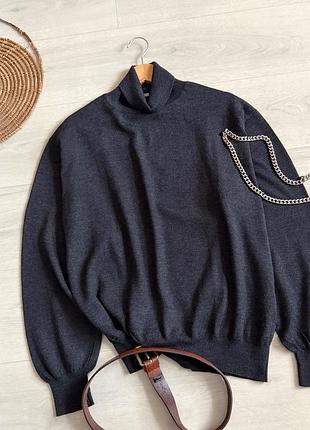 Базовый свитер oversize (100% шерсть) 3