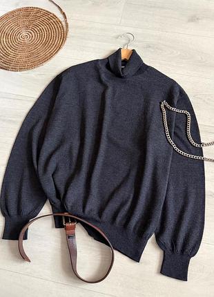 Базовый свитер oversize (100% шерсть) 4
