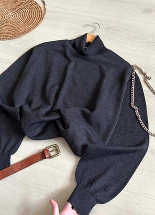 Базовый свитер oversize (100% шерсть)