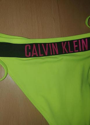 Плавки пляжні calvin klein electric лимонний м розмір
