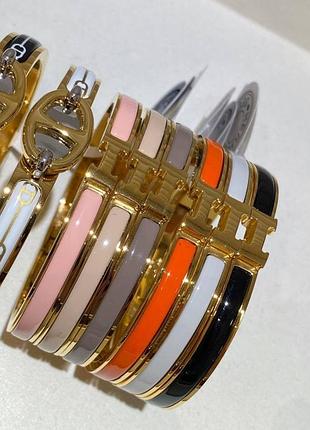 Браслет hermes біжутерія на руку у кольорах