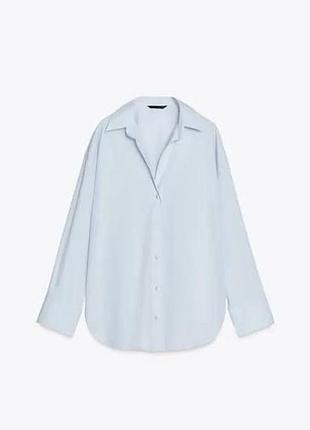 Блакитна сорочка zara