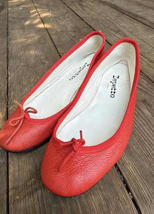 Балетки шкіра repetto paris