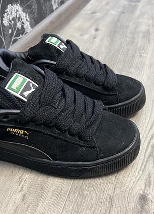 Кросівки suede xl black 38 розмір,24 см устілка
