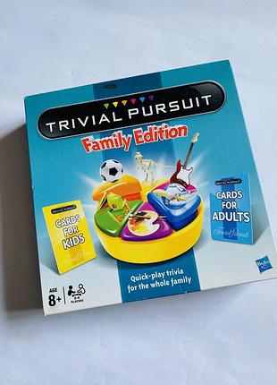 Настільна сімейна гра trivial pursuit family edition