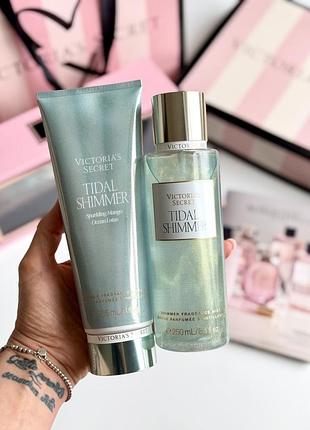 Спрей та лосьйон для тіла tidal shimmer victoria’s secret