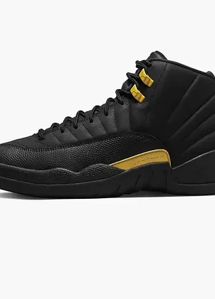 Кроссовки air jordan 12 retro black мужские размер 46