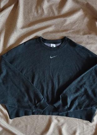 Укороченный свитшот nike оригинал спортивная кофта найк оверсайз
