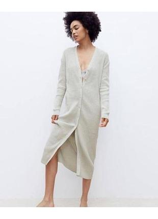 Сукня кардиган в рубчик від h&m