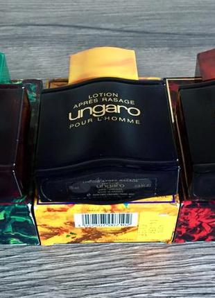 Ungaro pour l'homme { i ii iii } { 1 2 3 } винтаж5 фото