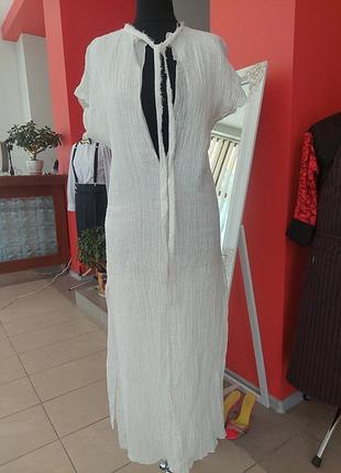 Платье летнее белое. zara.