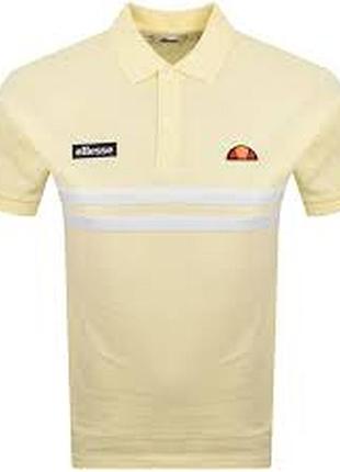 Футболка поло ellesse muccia светло-желтая на подростка 13-15 лет