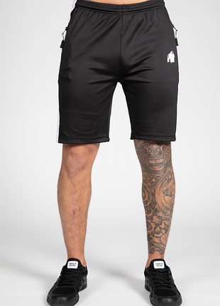 Шорты gorilla wear benton track shorts black мужские тренировочные спортивные