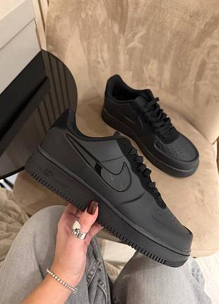 Стильные женские кроссовки nike air force 1 foampositе black