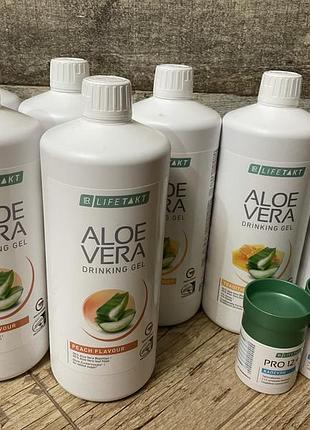 Гель питний мед, персик, lr, оригінал