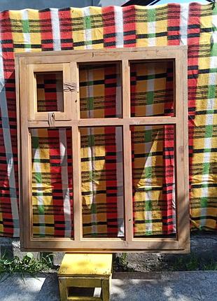 Окно древесное 7