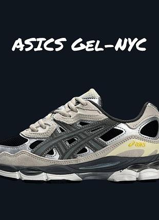Asics gel-nyc grey silver black