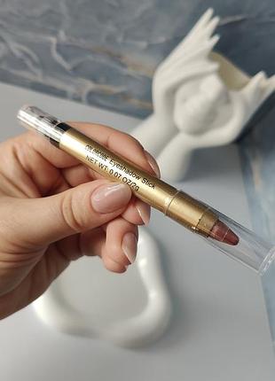 Кремовые тени-карандаш colorcode eyeshadow stick с спонжем, бордово-коричневые / марсала