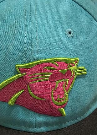Vintage collection nfl - new era 59 fifty carolina panthers - фанатская кепка, бейсболка - р. -54