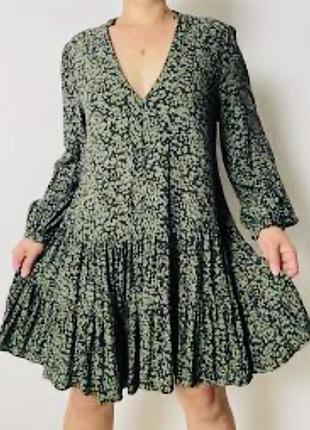 🔥классное платье вискоза zara💐