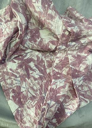 Бавовняна підковдра 135х200см в рожевому і зеленому кольорах