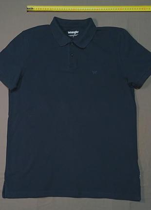Плечі 42 см wrangler чорне  поло size  l  гудзики брендовані