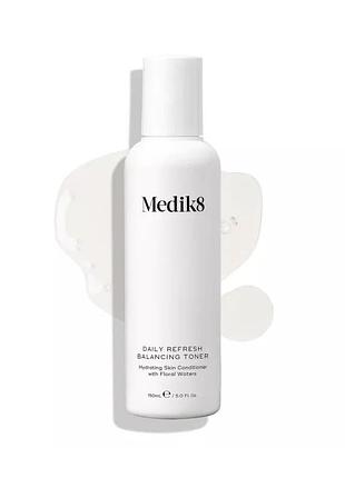 Зволожуючий тонік без вмісту спирту medik8 daily refresh balanсing toner 150ml