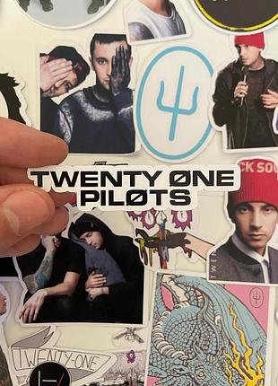 Наклейки/наліпки з гуртом twenty one pilots