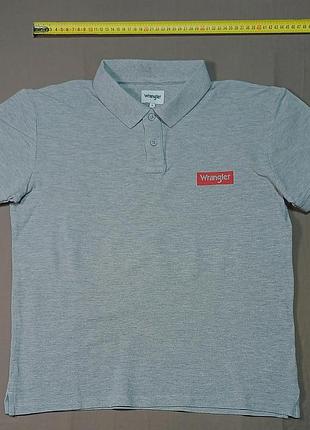 Плечі 45 см wrangler сіре  поло size  s  гудзики брендовані