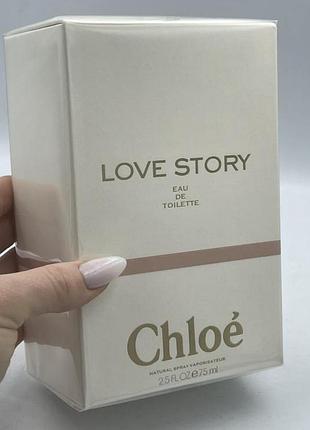 Парфуми chloe love story 75 мл оригінал жіночі duty free