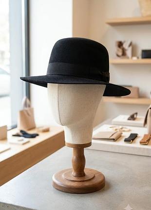 Черная шерстяная шляпа asos в стиле бохо
